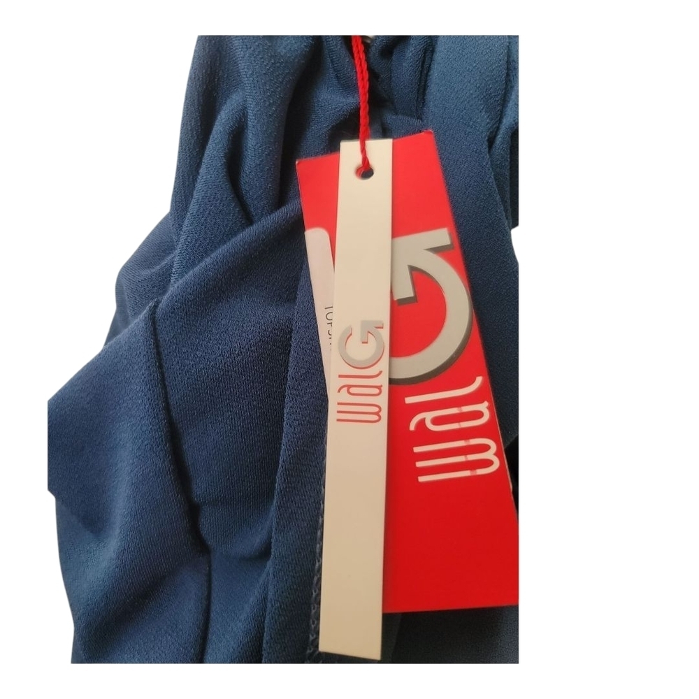 ✨️NWT✨️ WAL-G - Small Elegant Blue Midi Dress - Picture 5 of 8